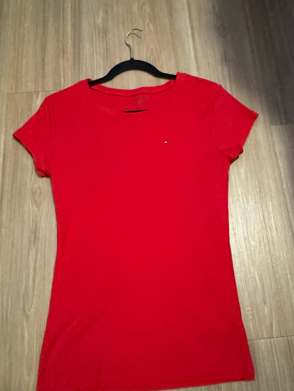 Tommy Hilfiger Classic Red Short Sleeve Crew Tee